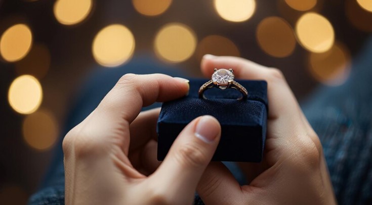 lab made ring